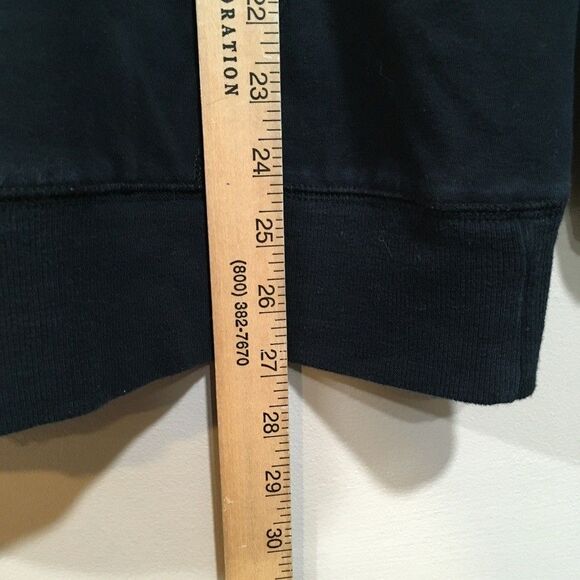 Motherhood Maternity Womens L Full Zip Hoodie Black Long Sleeve Casual Gym - Picture 9 of 10